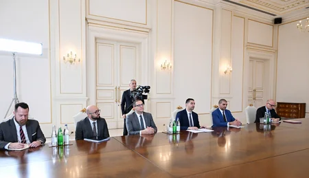 President Ilham Aliyev receives OSCE delegation led by its Chair-in-Office - UPDATED