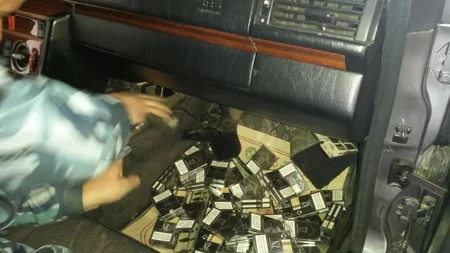 Azərbaycana qaçaqmalçılıq yolu ilə gətirilən 55 min siqaret götürülüb - FOTO