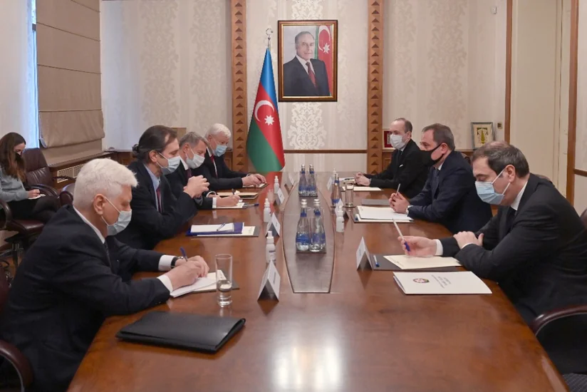 Azərbaycan XİN rəhbəri həmsədrlərlə görüşüb