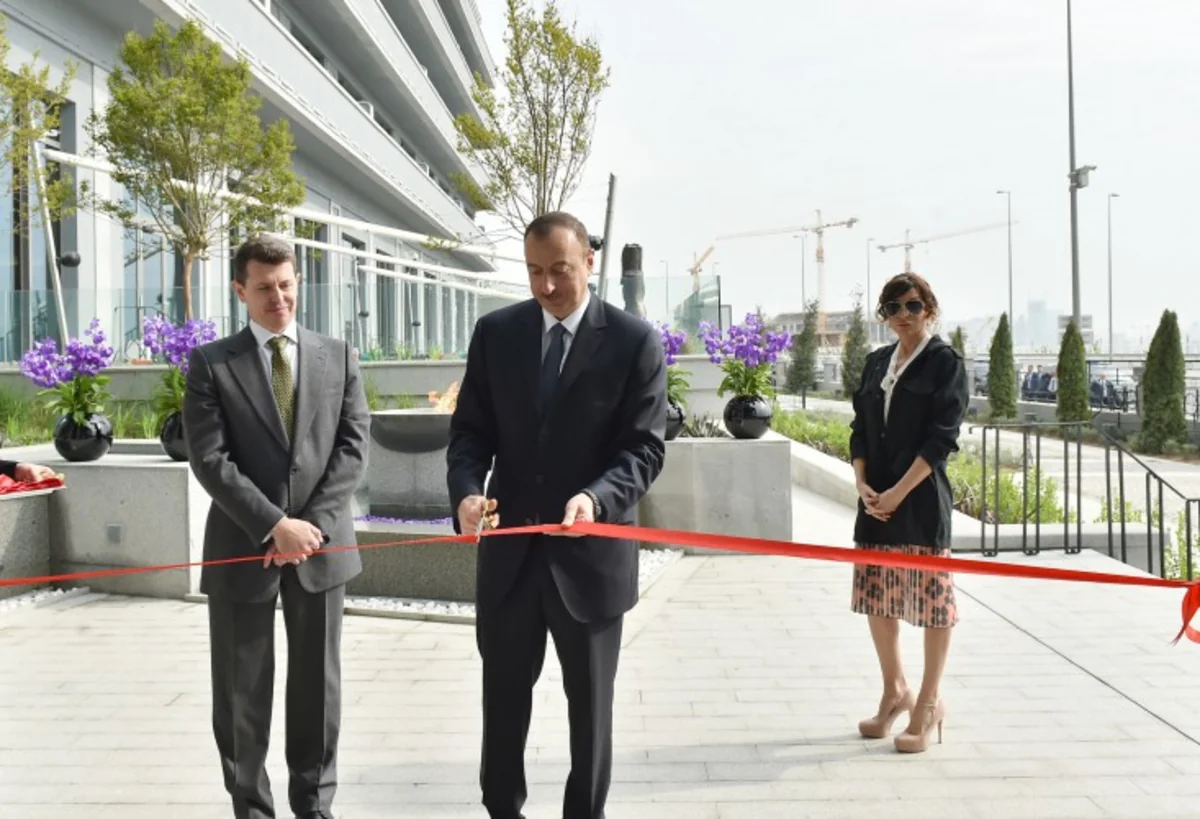 Ilham Aliyev attended the opening ceremony Intourist hotel