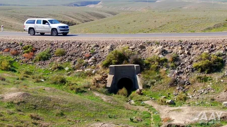 Hacıqabulda 8 kəndi birləşdirən yol yenidən qurulub