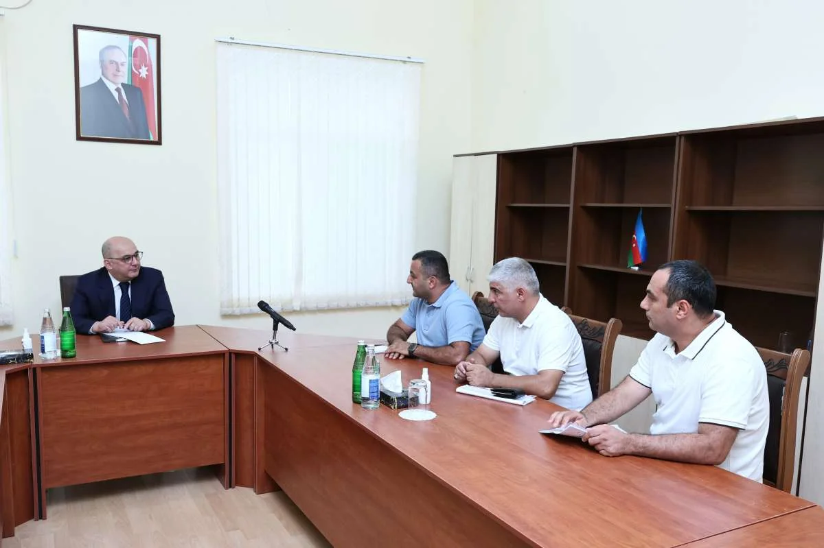 Şahin Bağırov Oğuzda vətəndaşları qəbul edib