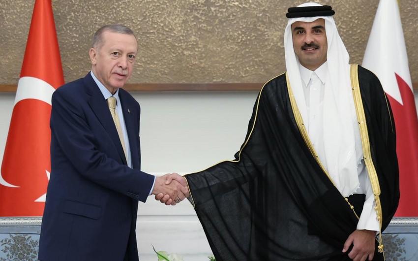 Ərdoğanın Dohaya səfəri zamanı Türkiyə ilə Qətər arasında 11 müqavilə və memorandum imzalanıb