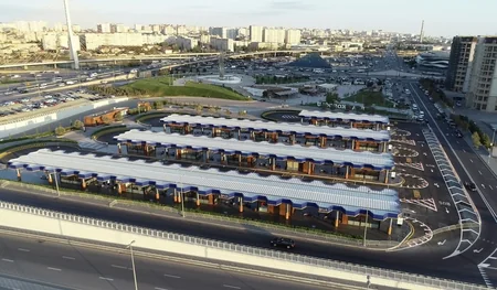 Bakıda “Koroğlu” Nəqliyyat Mübadilə Mərkəzinin açılışı olub - FOTOLAR - YENİLƏNİB-2