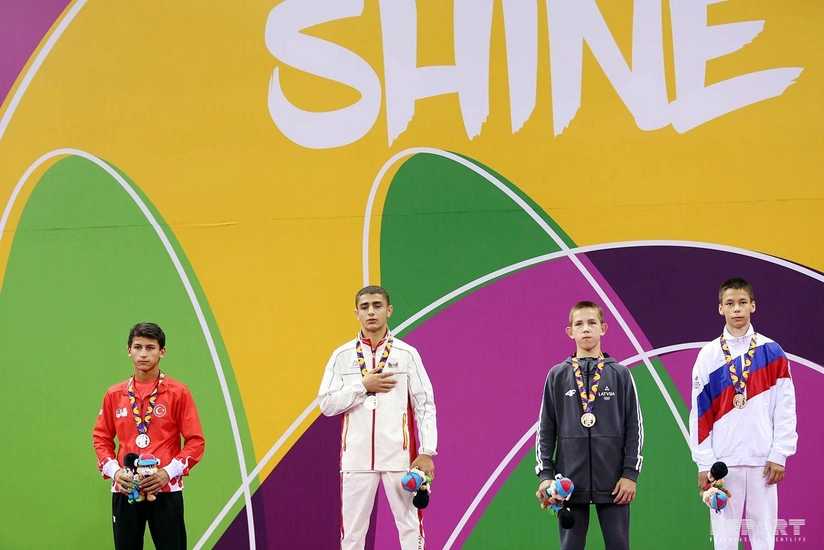 Azerbaijan national team ends its performance at the XV European Youth Summer Olympic Festival