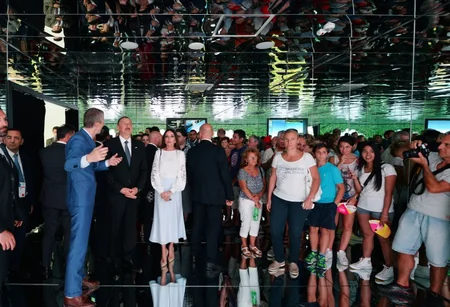 İlham Əliyev “Milan Expo 2015” sərgisində dövlət bayraqlarının qaldırılması mərasimində iştirak edib