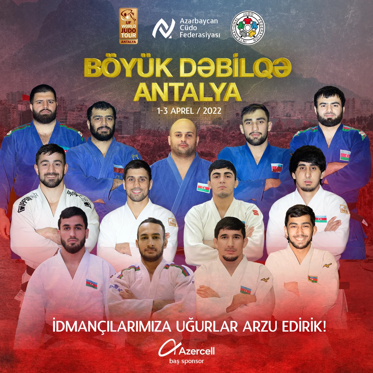 Cüdo üzrə Azərbaycan yığmasının Böyük Dəbilqə üçün heyəti açıqlanıb