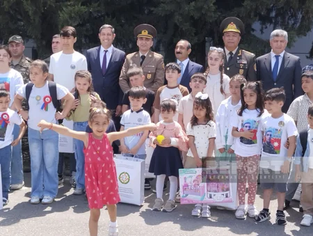 FHN tərəfindən şəhid övladları üçün “açıq qapı günü” keçirilib