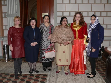 Pakistanın birinci xanımı Milli Azərbaycan Tarixi Muzeyində olub - FOTO