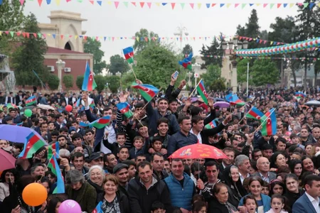 Bərdəlilər  məşəl sevinci yaşadılar - FOTO