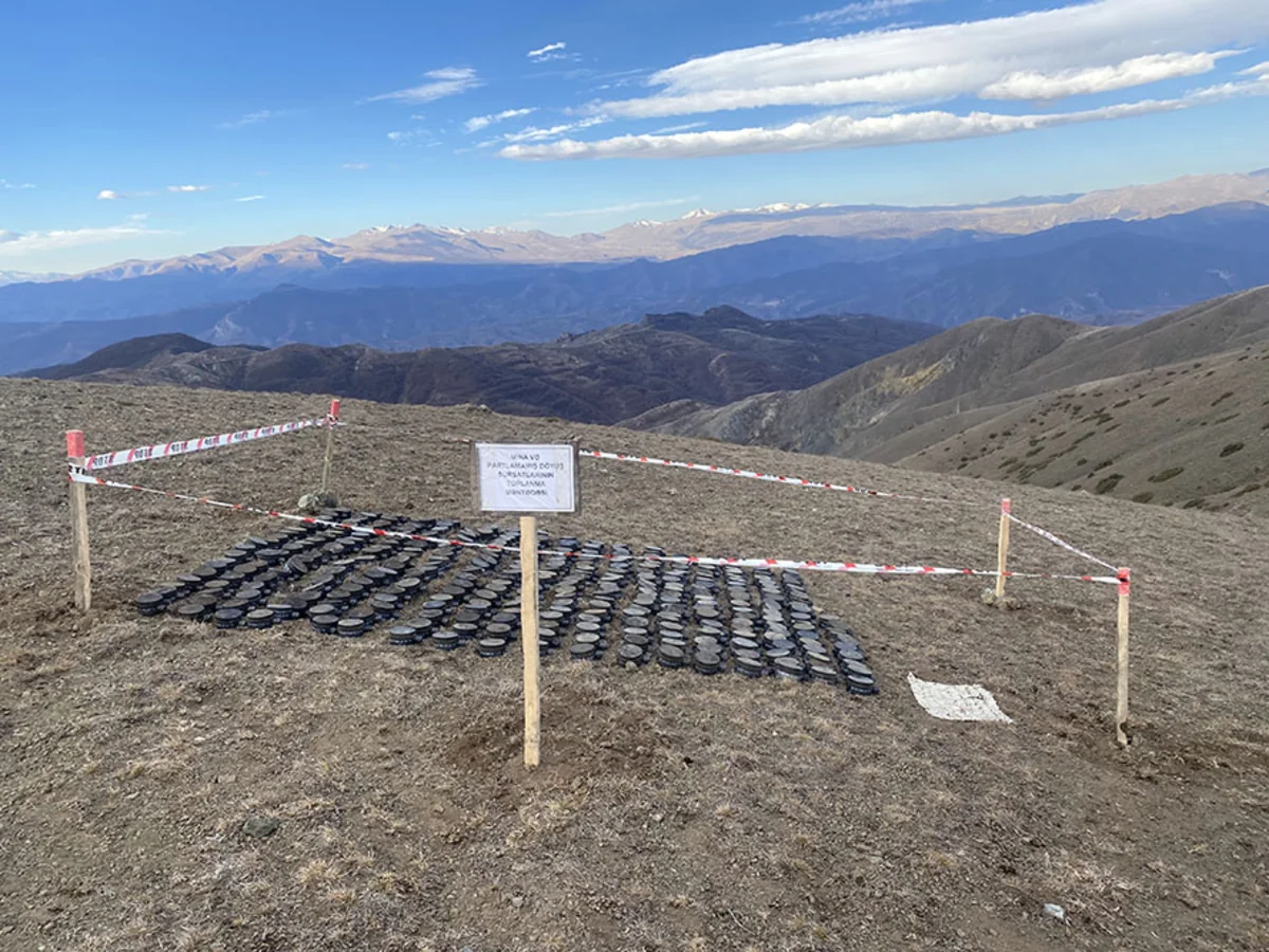 Minefield installed by illegal Armenian armed detachments inspected 