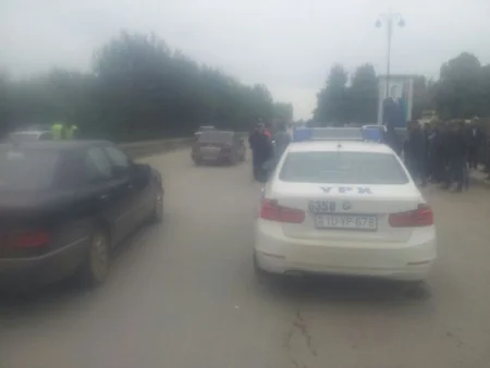 Azərbaycanda baş verən yol qəzasında 4 nəfər ağır xəsarət alıb - FOTO