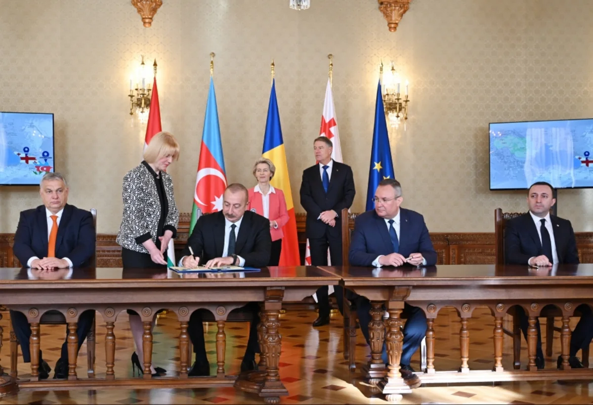 Azərbaycan, Gürcüstan, Rumıniya və Macarıstan arasında yaşıl enerjinin inkişafı ilə bağlı saziş imzalanıb