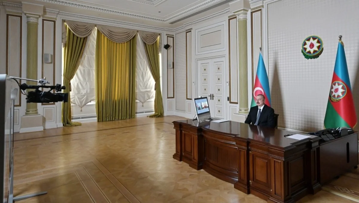 Azerbaijani, Moldovan presidents met via videoconference