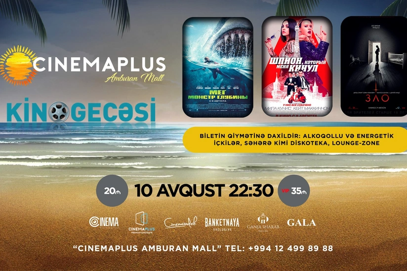 “CinemaPlus Amburan” kinoteatrında “Kino Gecəsi” keçiriləcək - VİDEO