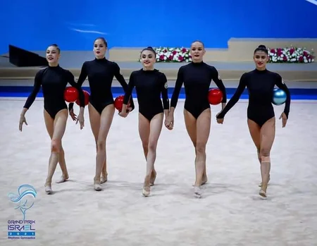 Gimnastlarımız İsraildə növbəti medallarını qazanıb