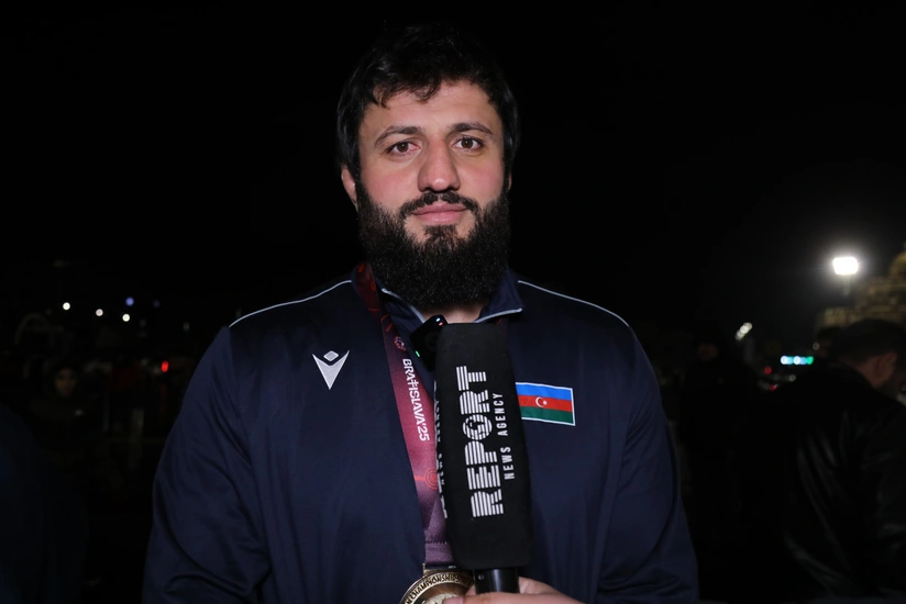 Avropa çempionu olan güləşçi: Azərbaycan bayrağını ucalara qaldırdığım üçün fəxr edirəm