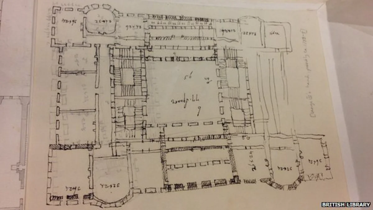 ​В Великобритании обнаружен архитектурный план, сделанный королем Георгом III