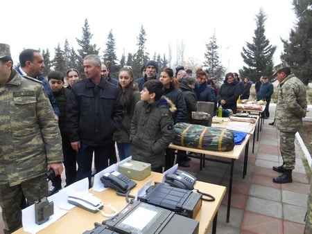 Hərbi hissələrdə Açıq qapı günü keçirilib - FOTO