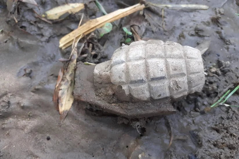 Göygöldə əl qumbarası aşkar edildi