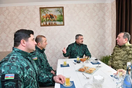 В воинской части ГПС в Джебраиле сданы жилые дома для пограничников