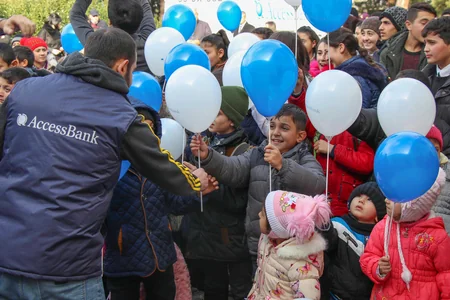 “AccessBank” və ASAN Məktub cəbhəyanı kəndin uşaqlarını sevindirib