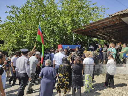 Şəkidə Birinci Qarabağ müharibəsinin şəhidi Səbuhi Süleymanov dəfn edilib - YENİLƏNİB
