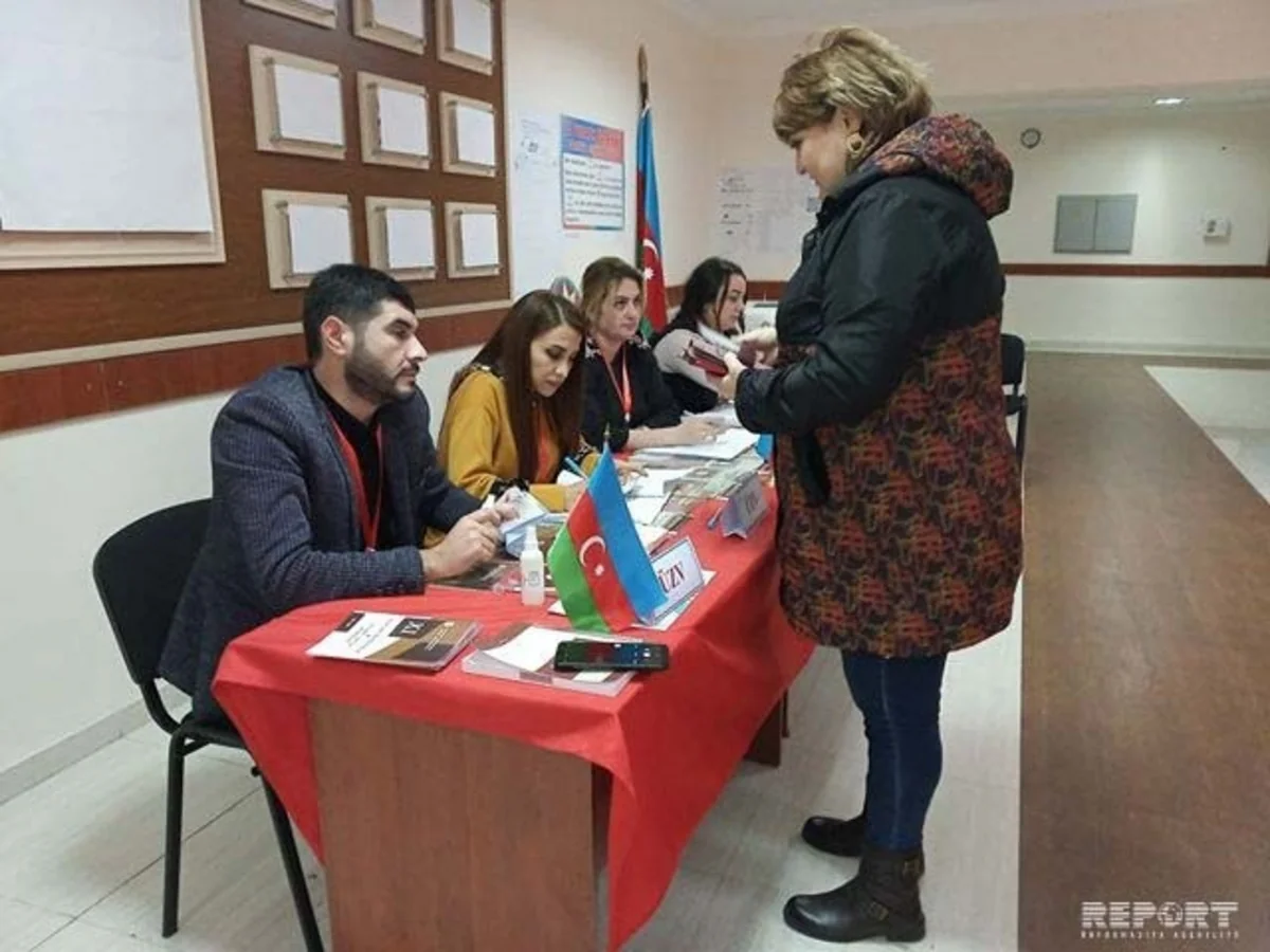 21 saylı Nəsimi birinci seçki dairəsinin 13 saylı seçki məntəqəsində 309 nəfər səs verib