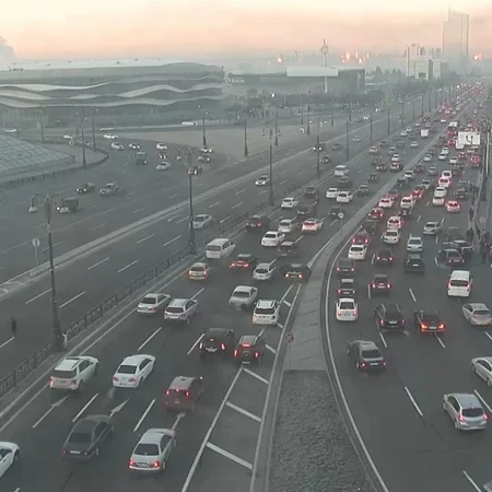 Bakının bir sıra yollarında tıxac var - SİYAHI