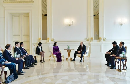 President Ilham Aliyev received vice president of Vietnam