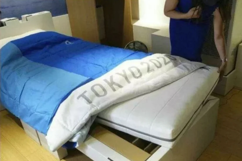 Tokio-2020: Olimpiya Kəndində çarpayılar kartondan hazırlanıb