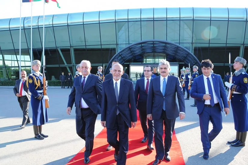 Əfqanıstan prezidentinin Azərbaycana səfəri başa çatıb