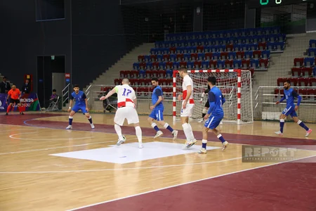 Azərbaycanın futzal millisi Avropa çempionatının əsas mərhələsində Xorvatiyaya məğlub olub