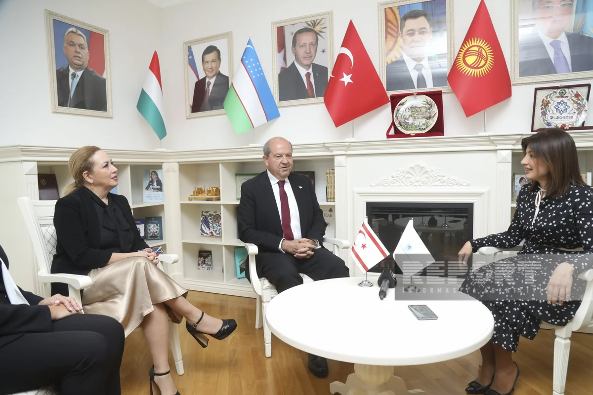 Şimali Kipr Prezidenti Beynəlxalq Türk Mədəniyyəti və İrsi Fondunda olub