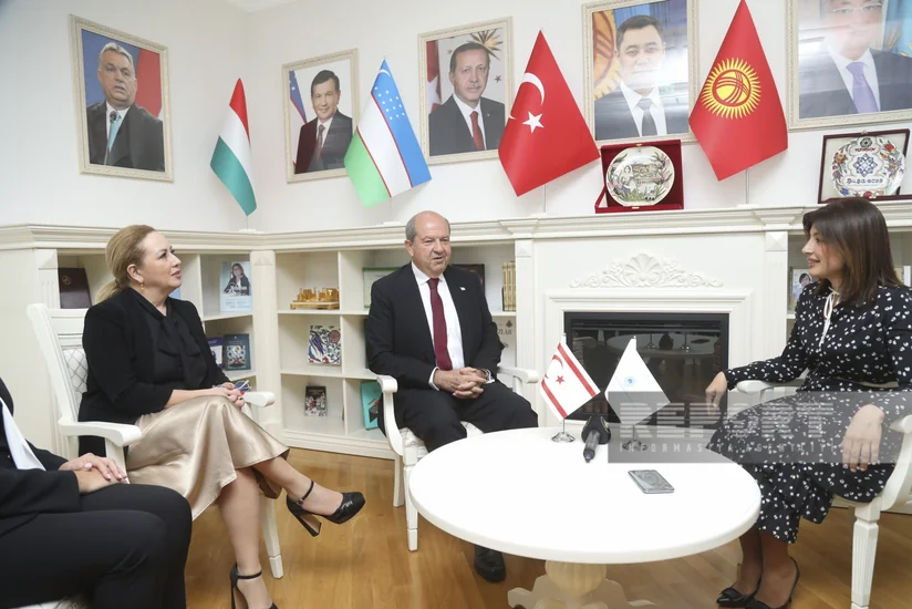 Şimali Kipr Prezidenti Beynəlxalq Türk Mədəniyyəti və İrsi Fondunda olub