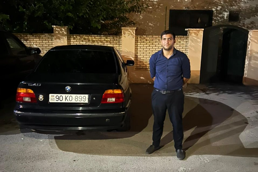 Salyanda qaydaları pozan sürücü saxlanılıb