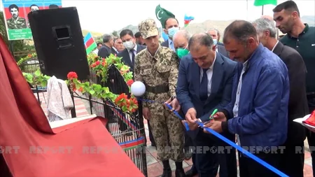 Cəlilabadda şəhidin adına xatirə bulağının və parkın açılışı olub
