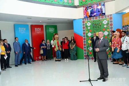 İslamiadanın VII yarış günündə medal qazanan idmançılarla görüş keçirilib