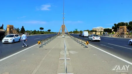 Bakıda yeni yerüstü piyada keçidi inşa edilir