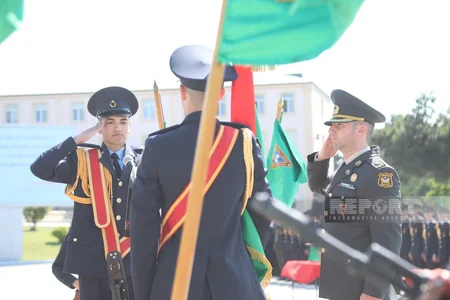 Cəmşid Naxçıvanski adına Hərbi Liseydə kursantların növbəti buraxılış mərasimi olub