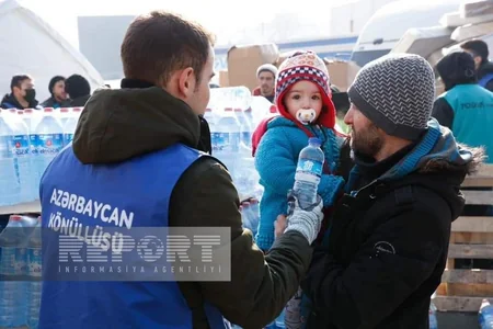 Azərbaycan könüllüləri Kahramanmaraşda fəaliyyətə başlayıblar