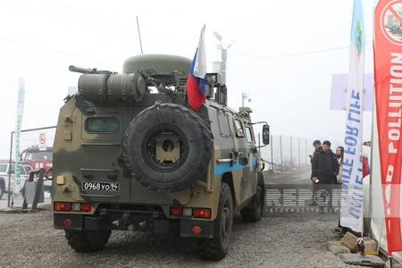 65 cars of Russian peacekeepers move freely on Khankandi-Lachin road