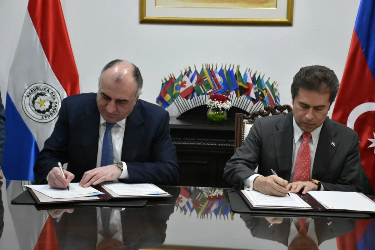 Paraqvayla Azərbaycan arasında diplomatik pasportlara malik şəxslərin viza tələbinin ləğvi haqqında saziş imzalanıb