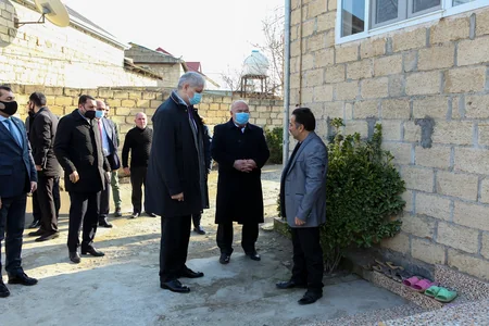 Nazir müavini şəhid ailələri ilə görüşdü