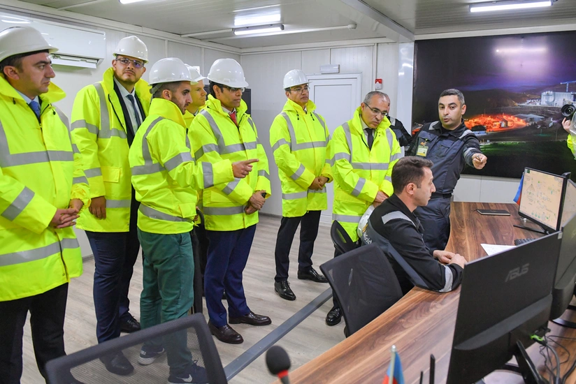 Daşkəsəndə qiymətli metal emalı zavodu tam rejimdə işə salınıb