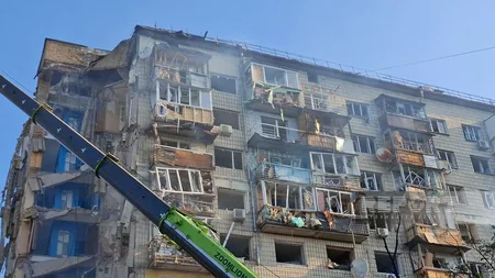 Rusiyanın kütləvi dron hücumuna məruz qalan Kiyevdən FOTOREPORTAJ