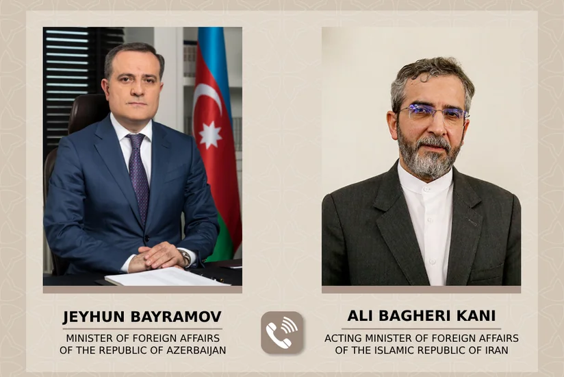 Глава МИД Азербайджана провел телефонный разговор с и.о. министра иностранных дел Ирана