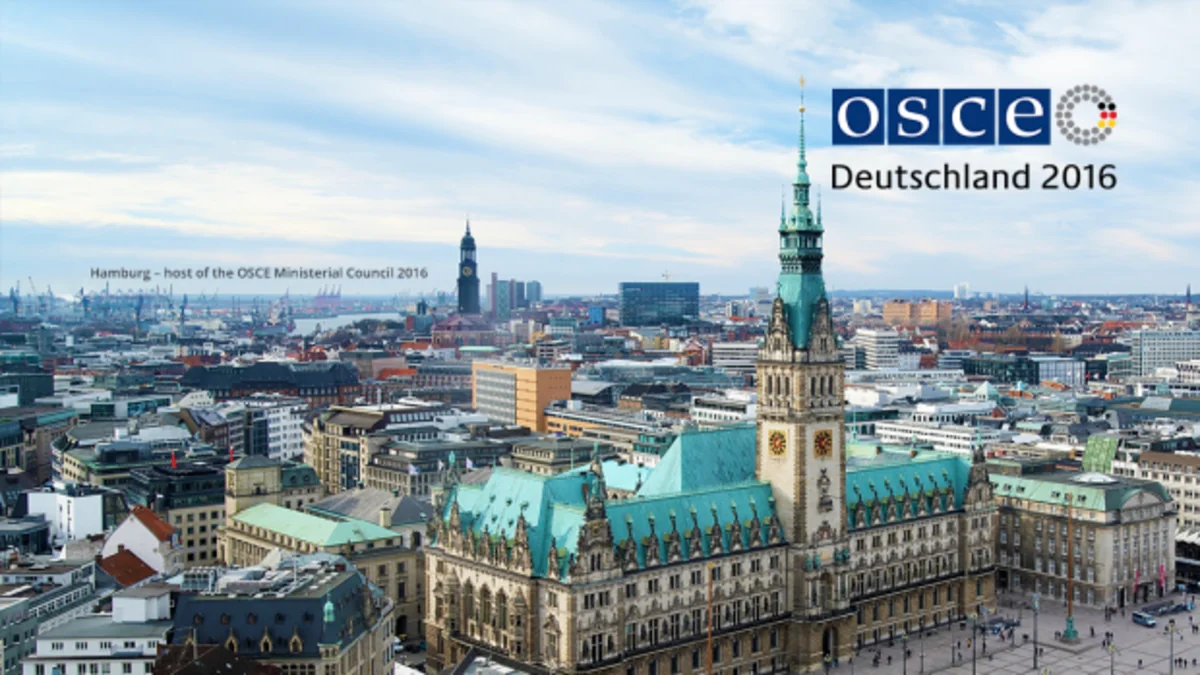 Hamburg hosts annual meeting of OSCE Ministerial Council