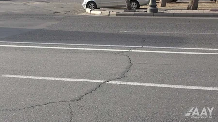 Bakının Fətəli xan Xoyski prospektində təmir yekunlaşıb