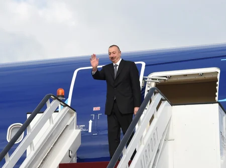 President Ilham Aliyev completes official visit to Latvia